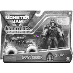 Monster Jam - Grave Digger kisaut Grim figurval
