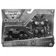 Monster Jam - MAX-D kisaut Maximus figurval - arany