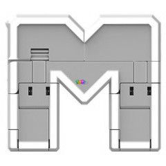 Morphers betűk - M betű - Elefánt figura