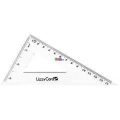 Manyag, derkszg vonalz 14,5 cm-es, 60 fokos