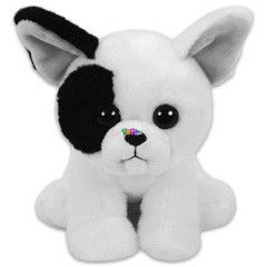 Mujeek kutya plssfigura, 15 cm, fehr