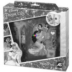 Napl szett bolyhos tollal - Disney hercegnk