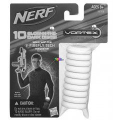 NERF Vortex - Foszforeszkl korong utntlt kszlet - 10 db