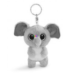 Nici - Fluppy elefnt plss kulcstart, 9 cm