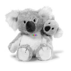 Nici - Koala mama s koala baba plssfigura, 20 cm