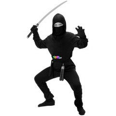Ninja jelmez, 128 cm-es méret