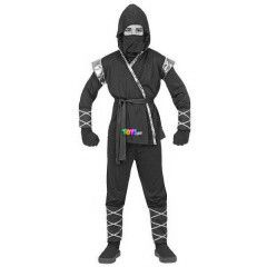 Ninja jelmez arcmaszkkal, 158 cm