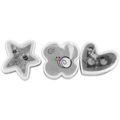 Nyomda kszlet - Szv, virg, csillag, 3 db
