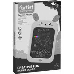 Nyuszis LCD sznes rajztbla - 28,5 cm