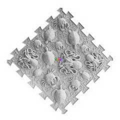 Ortho Puzzle - Ortopdiai masszzs sznyeg - Tengeri llatok