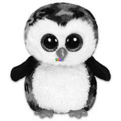 Owliver nagy szem bagoly plssfigura, 15 cm