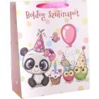 Panda mints, boldog szlinapot ajndktasak - 18 x 23 cm