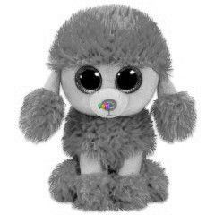Patsy pudli plssfigura, 15 cm, rzsaszn