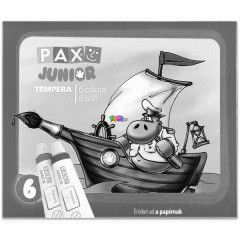 Pax Junior tempera festk, 6 db-os, 6 ml-es