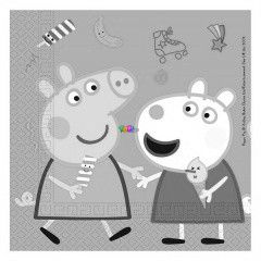 Peppa malac - 20 darabos szalvta szett, zld