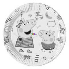 Peppa malac - 8 darabos paprtnyr szett, 23 cm