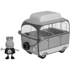 Peppa Malac - Srga kisbusz figurval