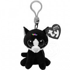 Pepper cica kulcstart plssfigura - 9 cm, fekete