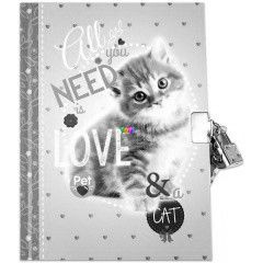 Pet cics emlkknyv lakattal - A5