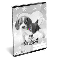 Pet kutya mints, 2. osztlyos vonalas fzet - A5, 16-32