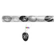 Pillang mints hsvti tojs hengerben, 6 cm, 6 darabos szett