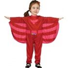 Piros szuperhs lny jelmez, 98-104 cm