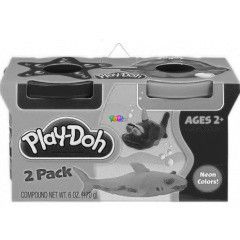 Play-Doh - 2 tgelyes utntlt gyurma kszlet - piros-kk