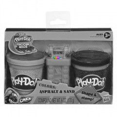 Play-Doh - Aszfalt s homok gyurmakszlet