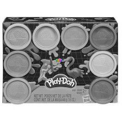 Play-Doh - Sznvarzs neon gyurmakszlet, 8 darabos