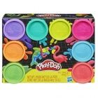 Play-Doh - Sznvarzs neon gyurmakszlet, 8 darabos