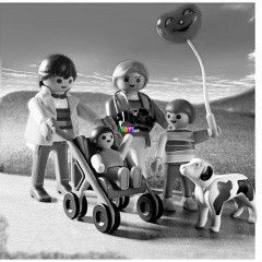 Playmobil 3209 - Csald babakocsival