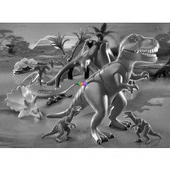 Playmobil 4171 - T-Rex s raptorok a mocsrnl