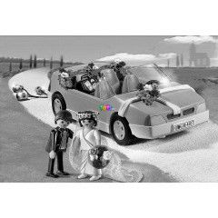 Playmobil 4307 - Az ifj pr eskvi autja