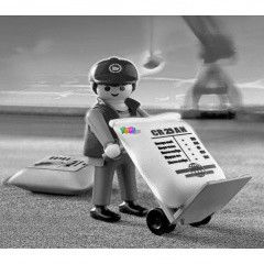 Playmobil 4475 - Dokkmunks grgs anyagmozgatval