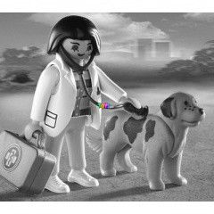 Playmobil 4750 - llatorvos kutyval