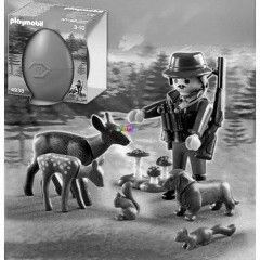 Playmobil 4938 - Vadsz, erdei llatokkal - Tojs