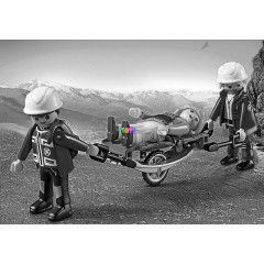 Playmobil 5430 - Hegyimentk, kerekes hordggyal