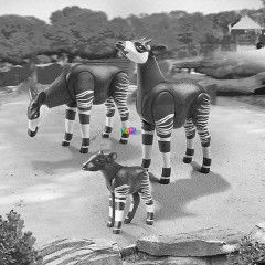 Playmobil 6643 - Okapik s a kis okapi borj