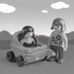 Playmobil 6749 - Anyuci babakocsival