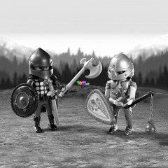 Playmobil 6847 - Felvrtezett lovagok - Duo Pack