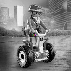 Playmobil 6877 - Rendrn ktkerek jrgnnyal