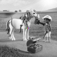 Playmobil 6969 - Magnliaszv s lovasa