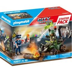Playmobil 70817 - Starter Pack - Rendőrség veszélyes bevetésen