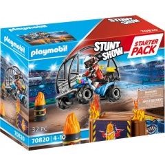 Playmobil 70820 - Starter Pack - Kaszkadőr quaddal és lángoló rámpával