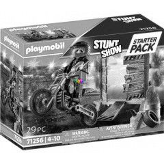 Playmobil 71256 - Starter Pack - Kaszkadr motorral s tzes karikval
