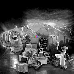 Playmobil 9222 - Slimer hot-dog standdal