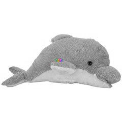 Plss delfin, kk-fehr, 38 cm