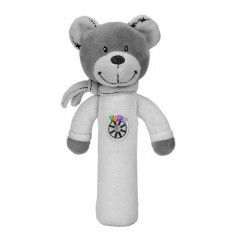 Plss spol rgka - maci vilgoskk ruhban, 20 cm