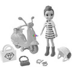 Polly Pocket - Lila robogja