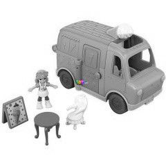 Polly Pocket - Mini fagylaltos aut kiegsztkkel s mini babval